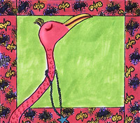 Phyona the Pink Flamingo